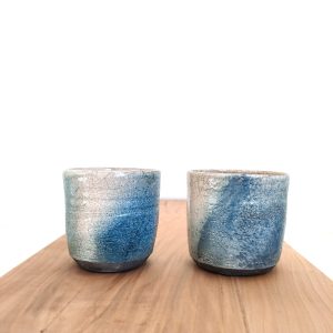 Tasse - Collection Raku bleu