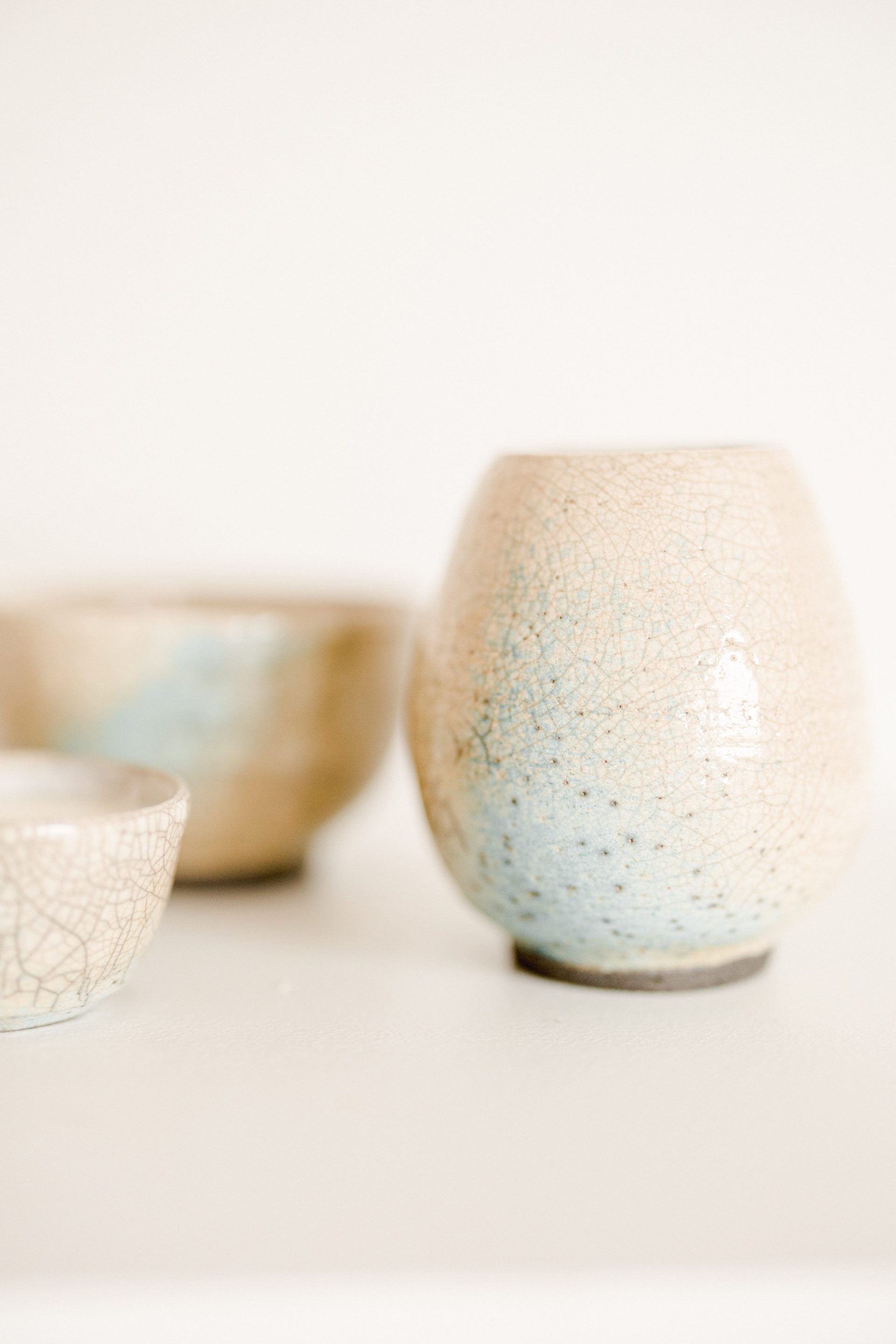 Vase - Collection Raku Turquoise