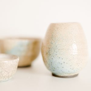 Vase - Collection Raku Turquoise