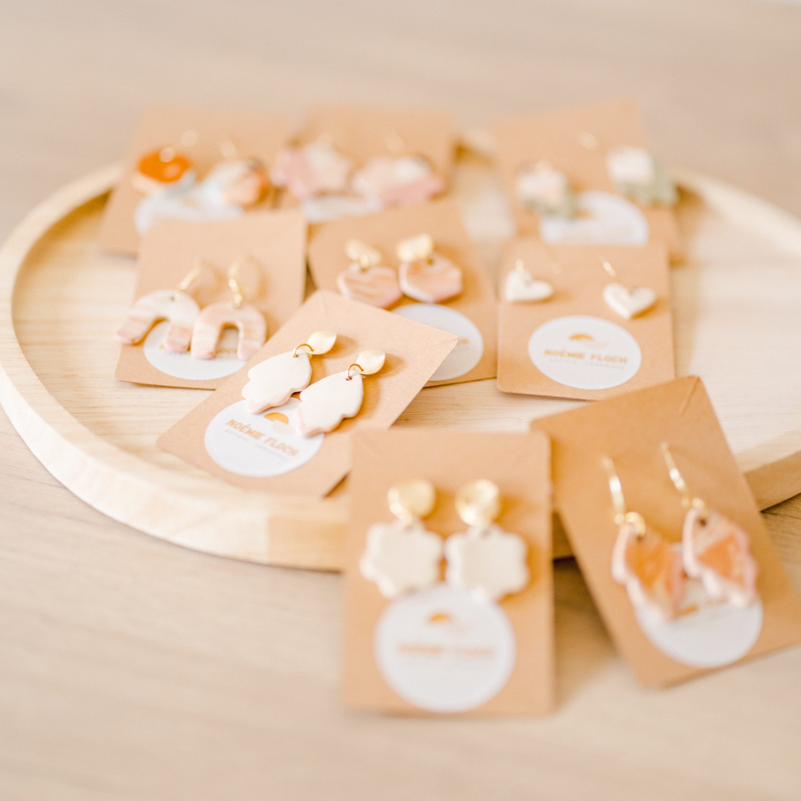 Noémie Floch - boucles d'oreilles céramique